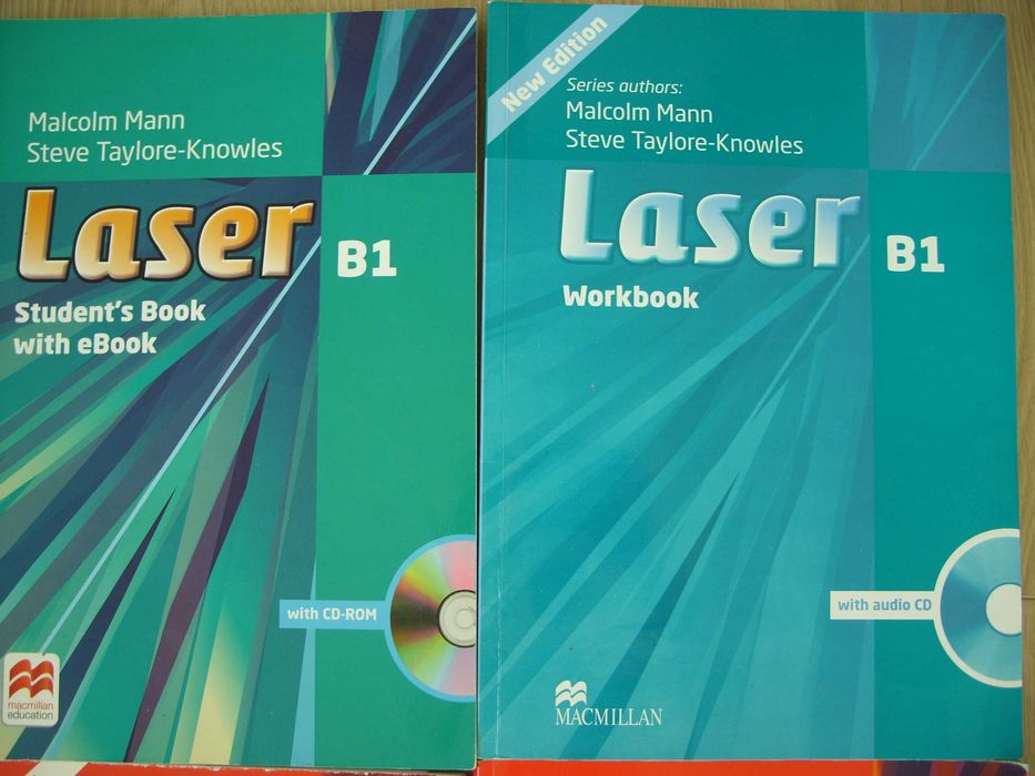 Учебници и терадки по английски Laser А2 и B1