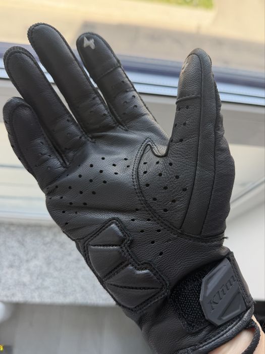 Klim Manusi Moto Sport Textil Piele Marrakesh Black