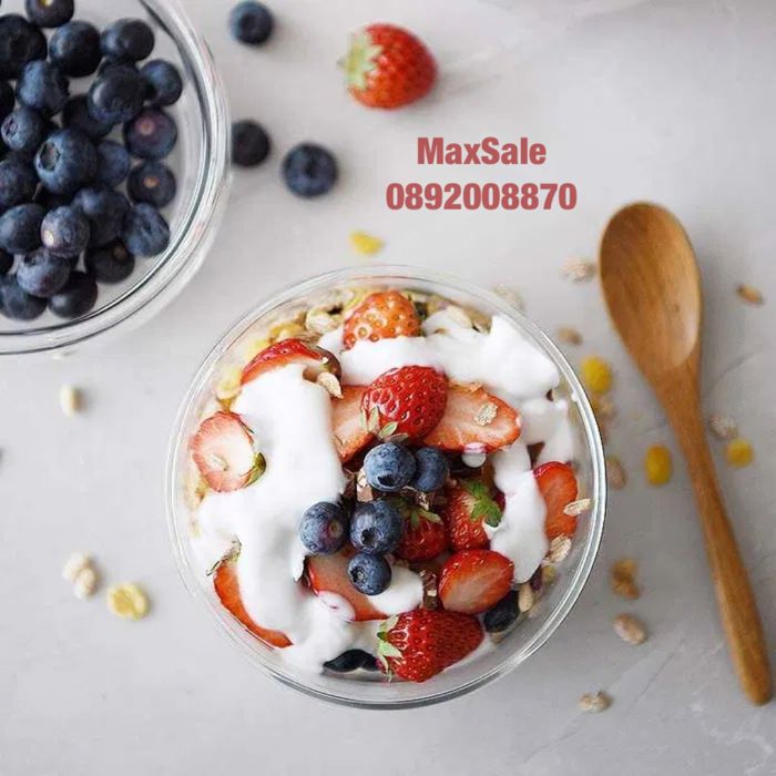 Двустенни овални купи за храна 500 мл закуска десерт