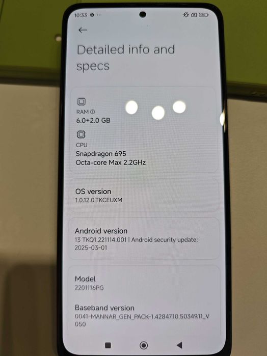 мобилен телефон Xiaomi POCO X4 Pro 5G син