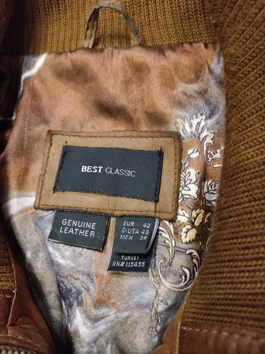 Кожаная куртка новая