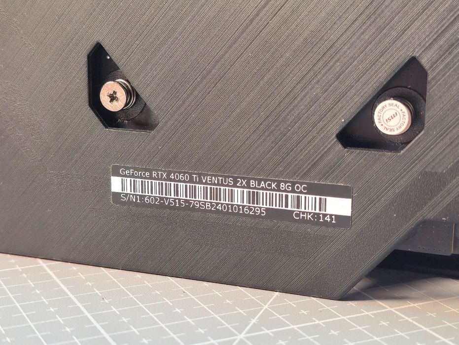 Placă Video RTX 4060 Ti 8GB MSI Ventus 2X Black OC