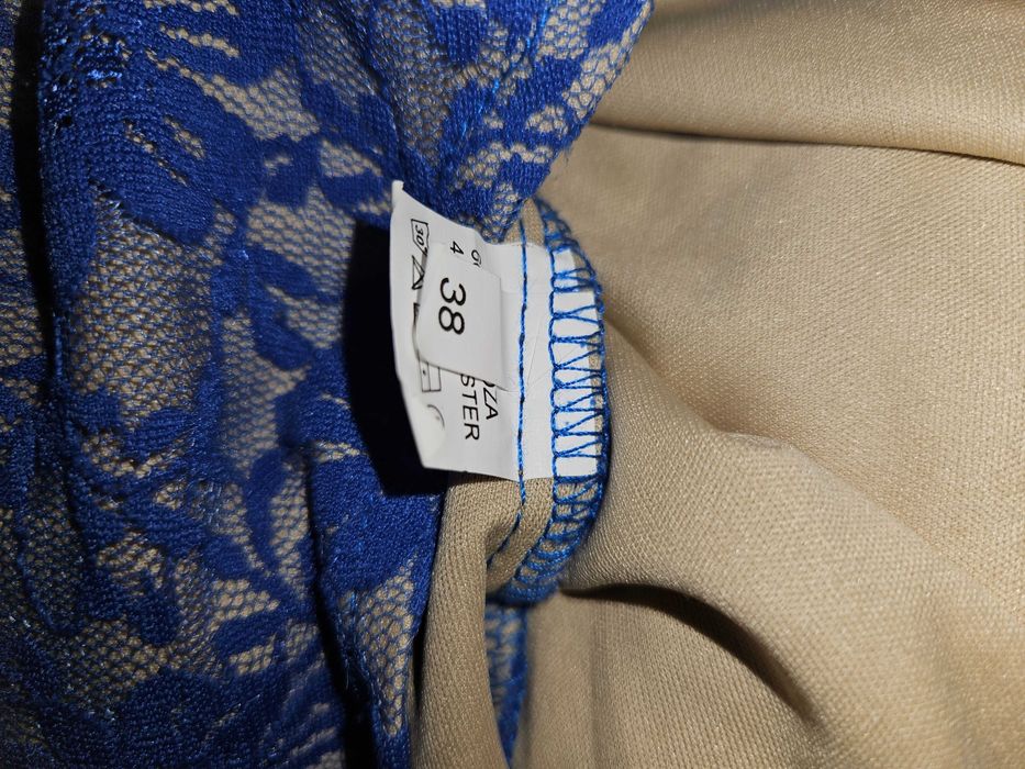 Rochie de seara lunga, marimea 38 , albastra