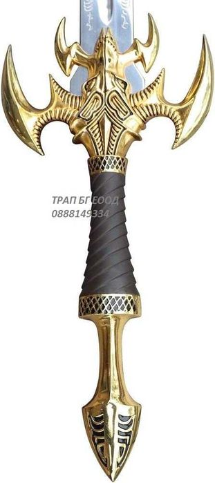 Меч Демон Мечове СТОМАНА с Поставка Soul Devourer Demon