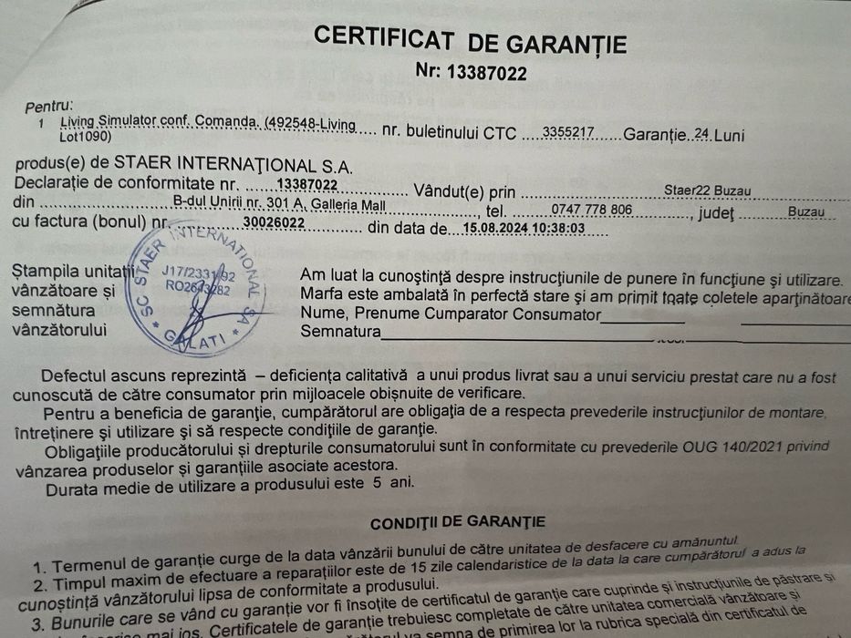 Comoda Staer cu 4 sertare