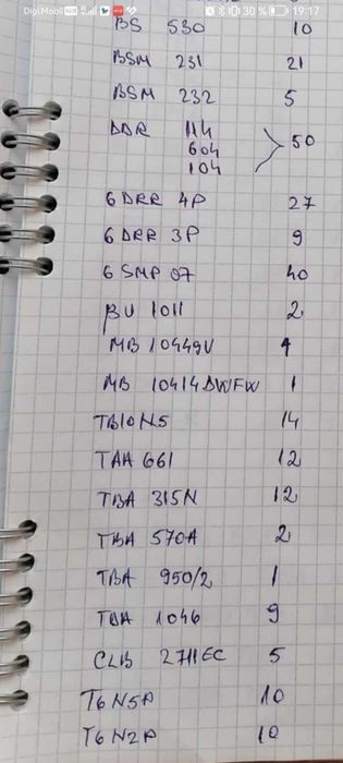 Diverse componente electronice