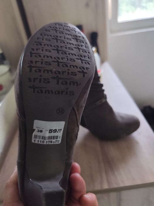 Дамски боти  с  ток, TAMARIS