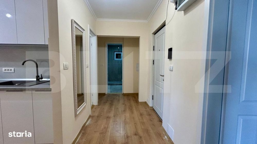 Apartament prima inchiriere, 3 camere, 64 mp, loc de parcare, zona Nuf