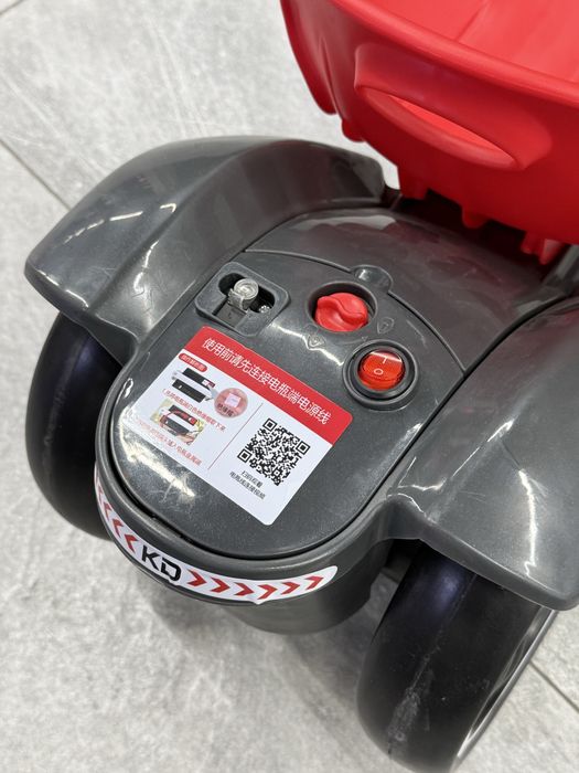 Электромобиль детский с Go-kart белый, машина детская электромобиль