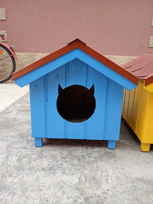 Cușcă căsuța pisică