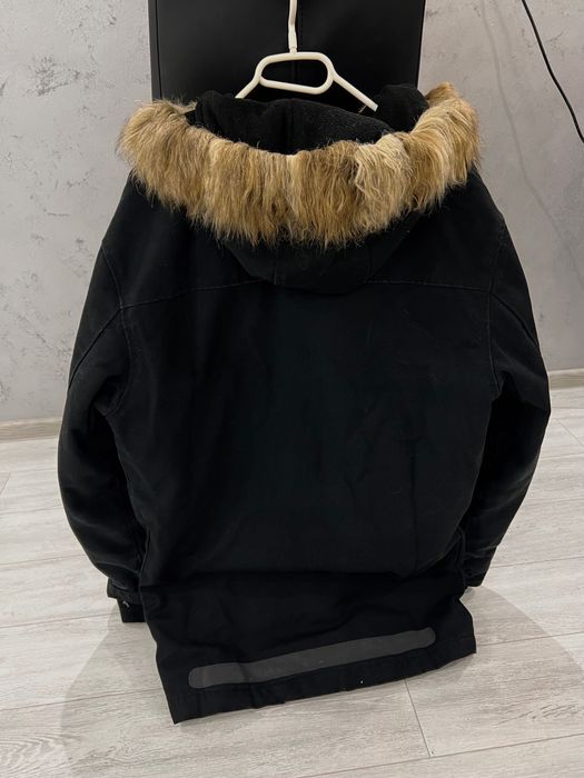 Мъжко зимно яке, черно