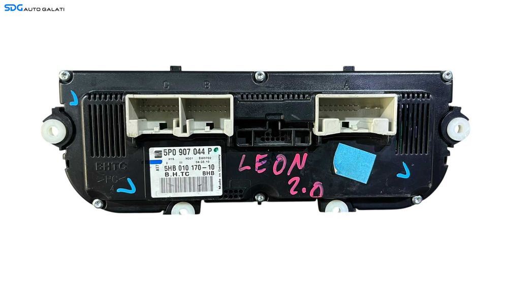 Panou Modul Unitate Comanda AC Aer Conditionat Clima Climatronic Seat Leon 1P 2004 - 2013 Cod 5P0907044P [LC1196]
