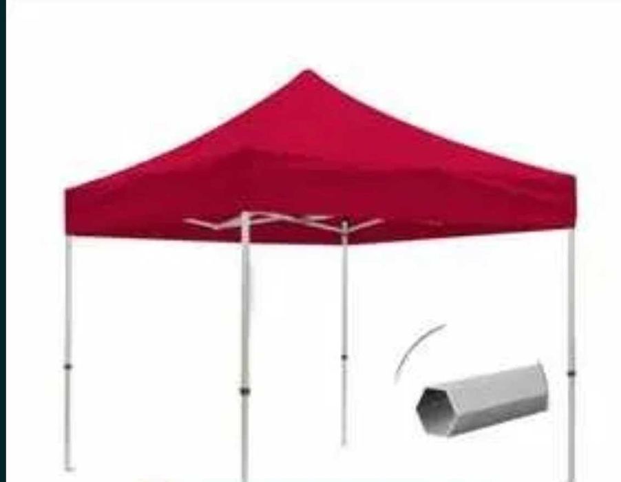 Шатра Лукс Шестоъгълна 3х3м 3х4,5м 3х6м шестоъг. крака+пружинен покрив