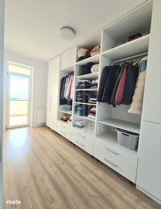 Apartament 2 camere, etaj 1, dressing și balcon – complet mobilat și u