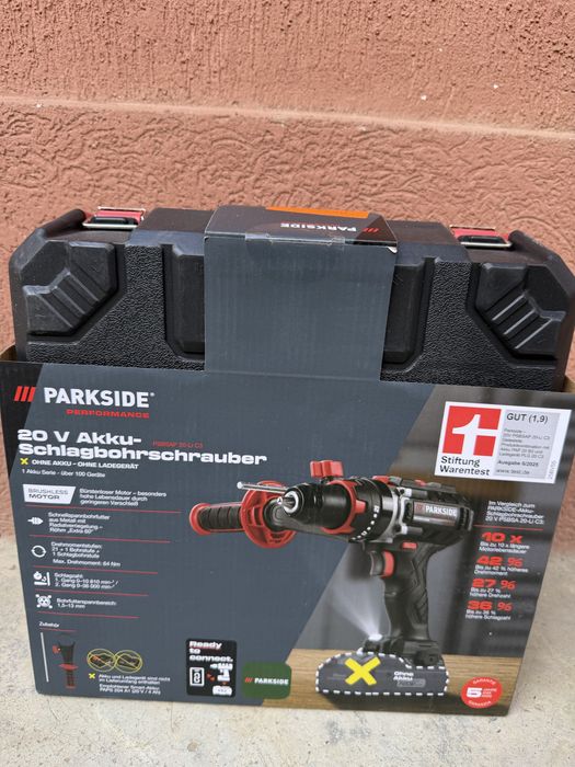 Mașină de găurit si înșurubat cu acumulator PARKSIDE Brushless nouă sigilată