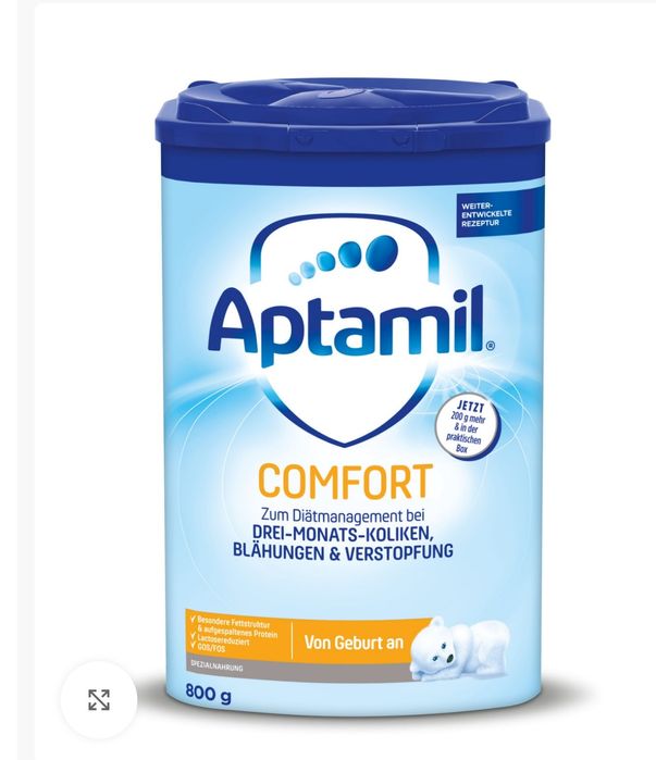 Aptamil Comfort / Аптамил Комфорт адаптирано мляко,0-12 м, 800 гр