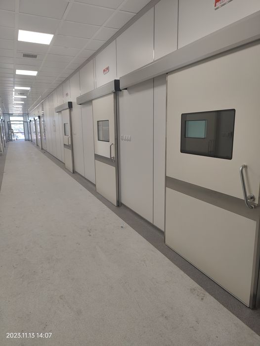 медицинский раздвижной дверь сенсорный двери установка раздвижной двер