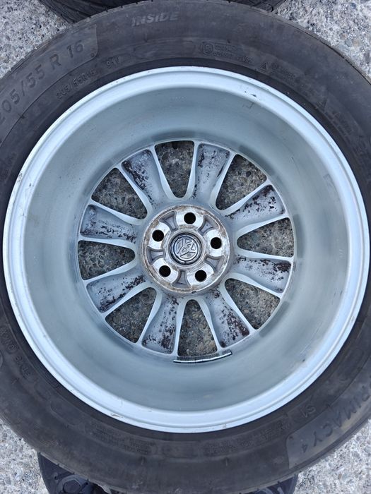 Jante Toyota 5x100mm, R16, Diametru gaura de centrare 54.1mm, ET45, 6 1/2  Cauciucuri vara Michelin Primacy 4 205 55 R16  echilibrate