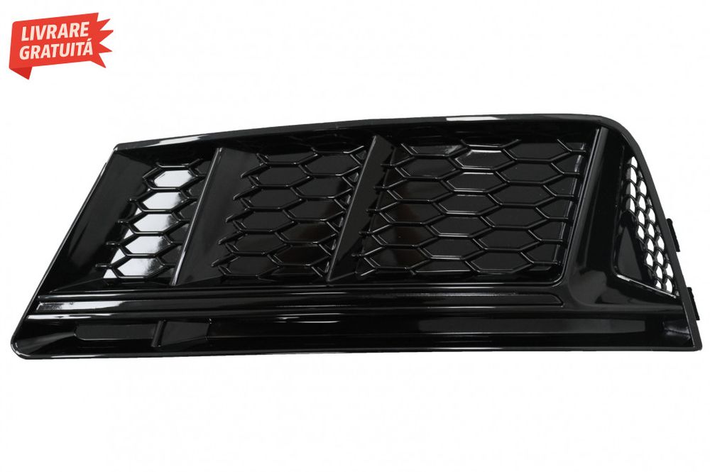 Grile Laterale Audi A4 B9 Sedan Avant (2016-2018) RS4 Design Negru