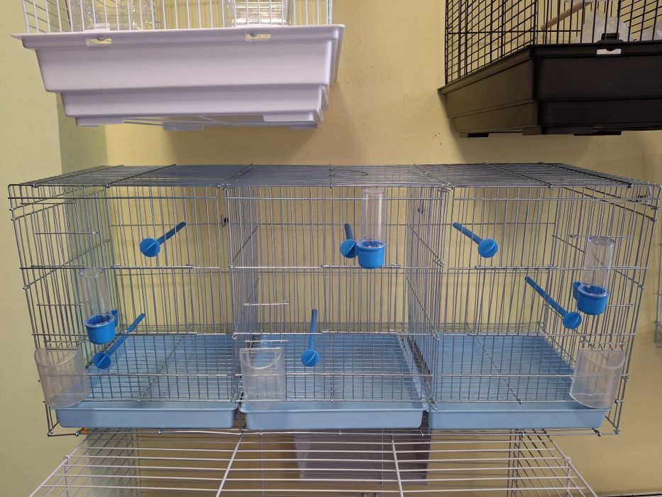 Воалиера, клетка,кафез с подвижна преграда(канар,финка,папагал)птици