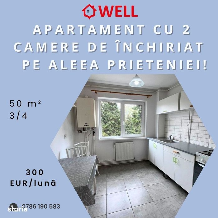 Apartament cu 2 camere de închiriat în Sf. Gheorghe, pe Al Prieteniei!