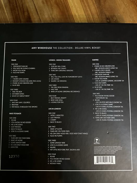 Amy Winehouse the collection vynil