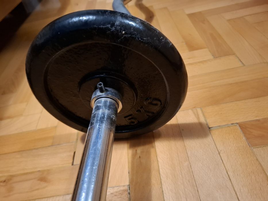 Gantere si haltere, bara ondulata, banca antrenament