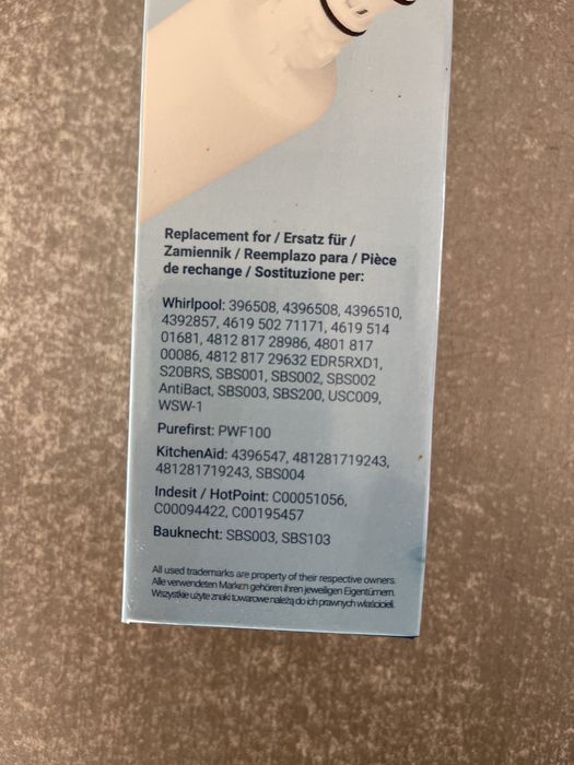 Чисто нов филтър за вода за хладилник, Samsung, Daewoo, LG, Ariston