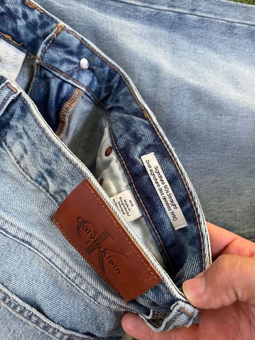 Дамски дънки : Calvin Klein Jeans 90s Straight Jeans 28