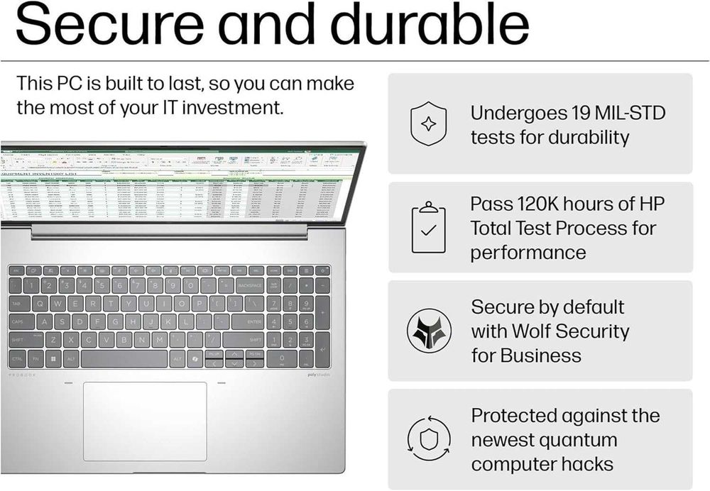 HP ProBook 4 G1i  Business 16" FHD+ Core Ultra 7 255U, 16GB, 512GB