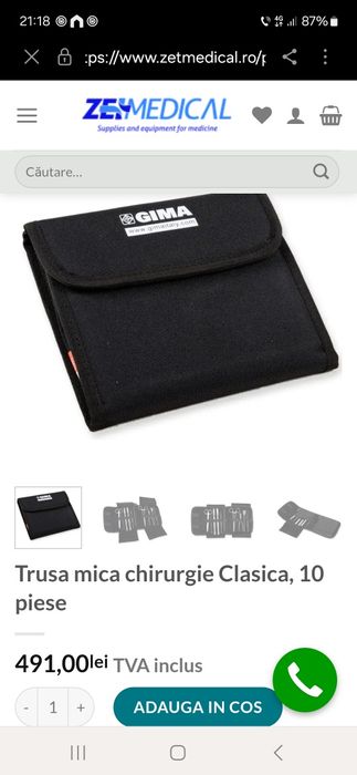 Trusă mică  chirurgie