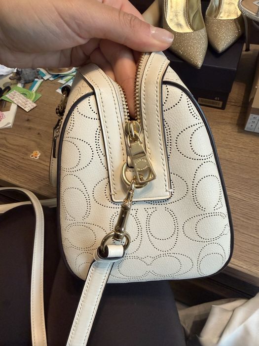 Чанта Coach естествена кожа