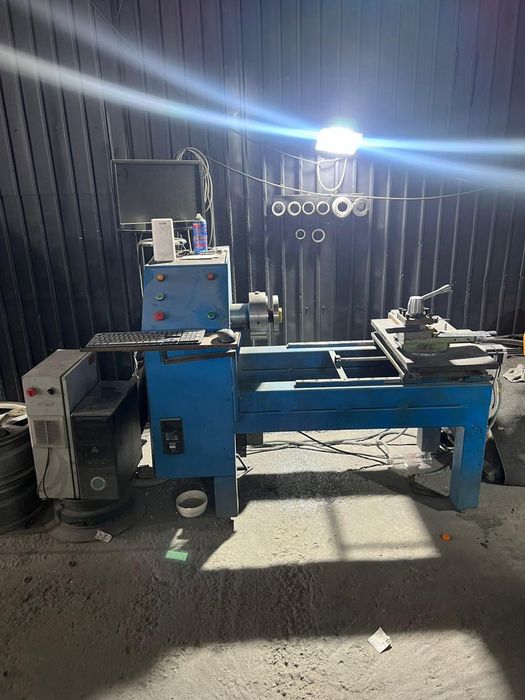 Алмазный проточный станок, правка титановых дисков аргон комплект итд