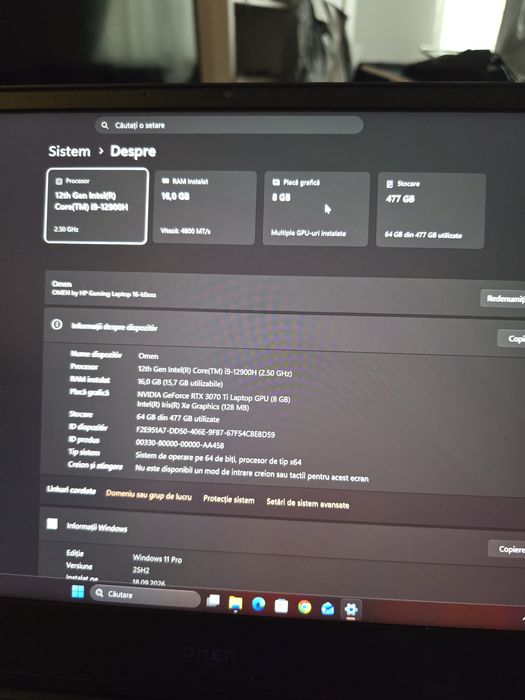 Hp omen 16 i9 3070ti