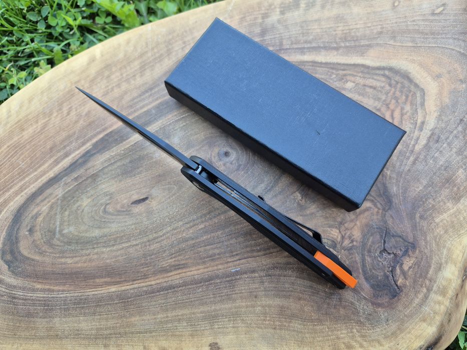 Сгъваем джобен нож,стомана D2,тъмно острие, D116