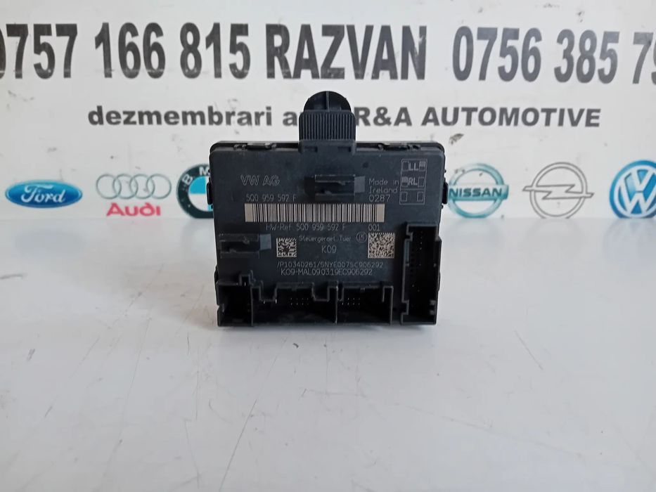 Modul Usa Stanga Dreapta Fata Vw Passat B8 Audi Seat Skoda 2014-2020 Cod 5Q0959593F Motor DFG