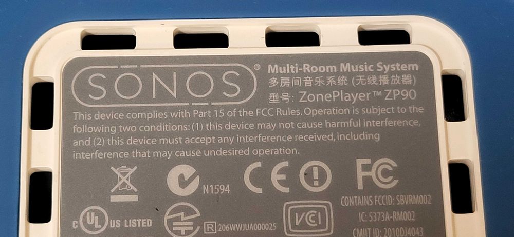Sonos ZonePlayer ZP90  Multi-Room Music System fuctional