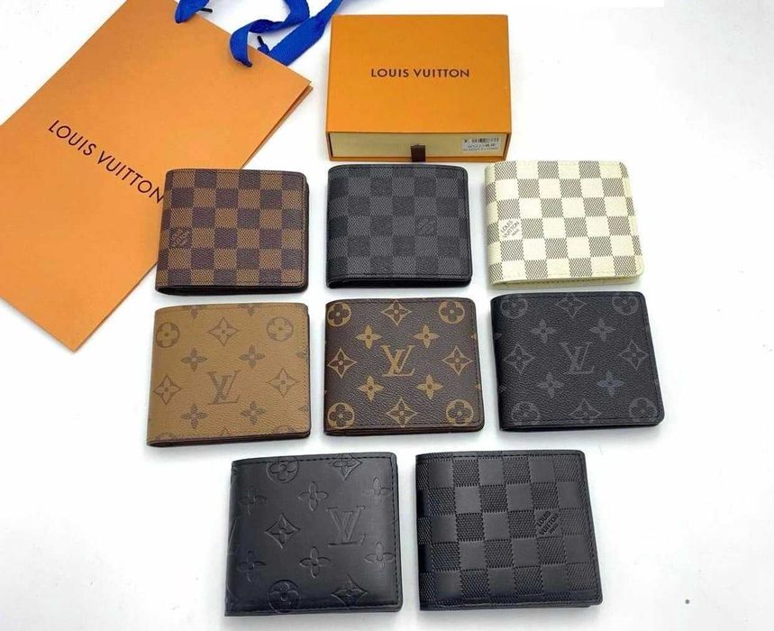 Portofel Louis Vuitton Monogram LV, din Piele Texturată