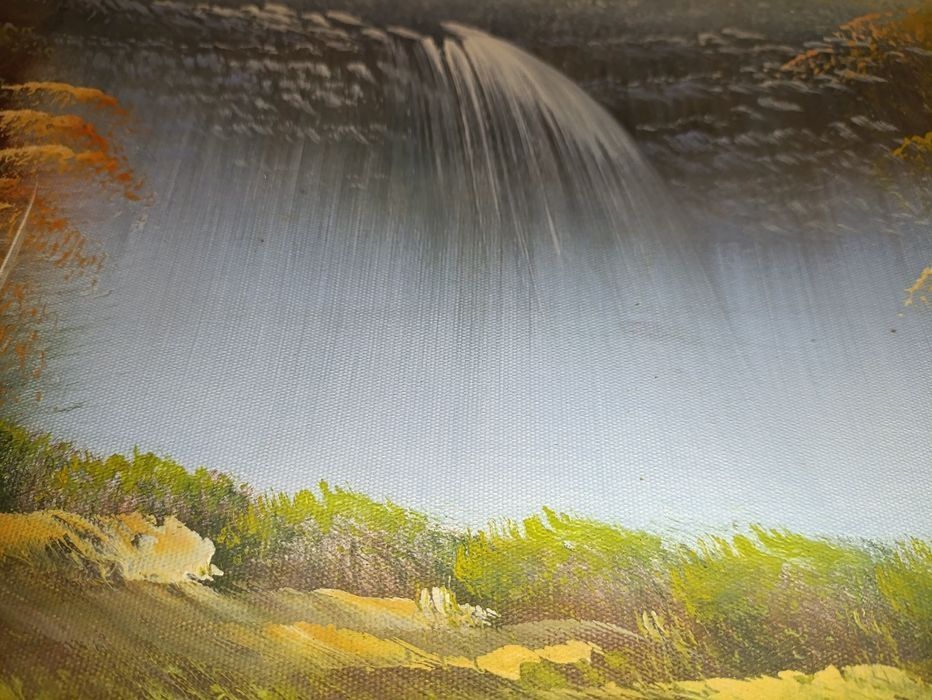 Tablou Pictat "Lacul Munților la Răsărit" Anul 1998