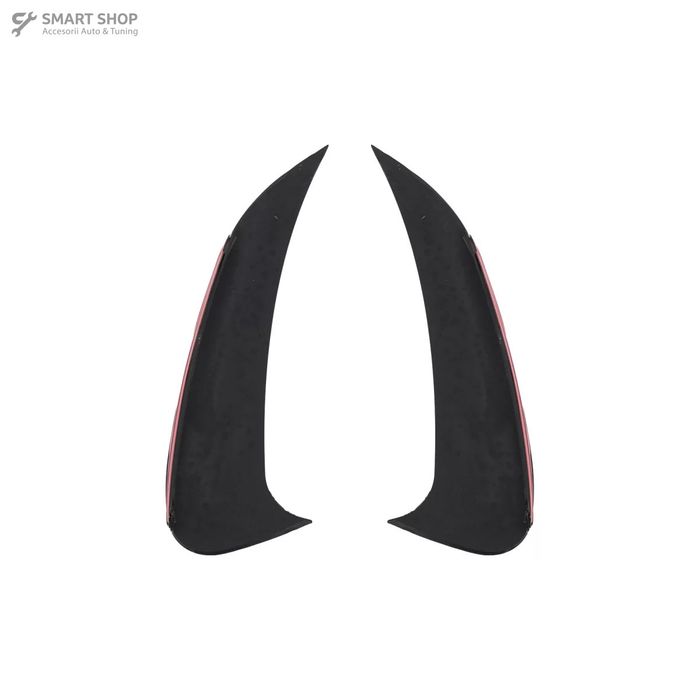 Ornamente bara spate flapsuri compatibil cu Mercedes C Class W206 Sport Line (2021-Up) Negru Lucios