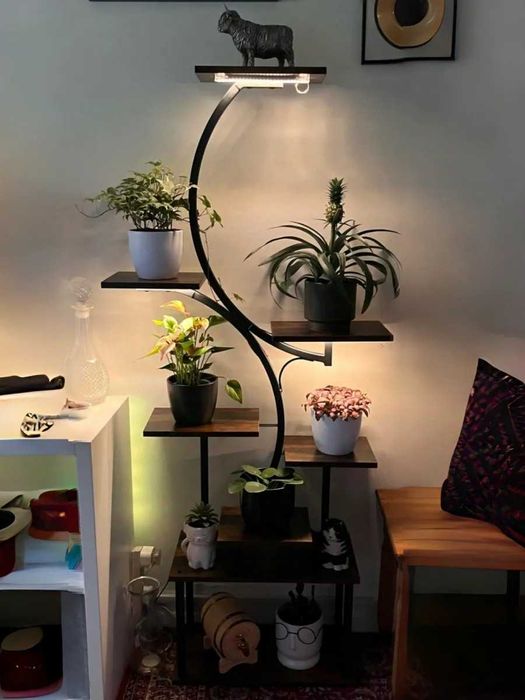 Подставка для цветов с подсветкой подставка для растений гул подставка