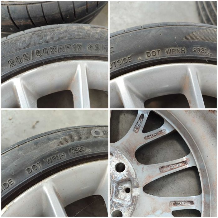 Set 4 Jante aliaj R17 205/50ZRF17 89W 5x120 BMW 1 F20 F21 7JX17H2 2012 / [2011-2019] / (12C)