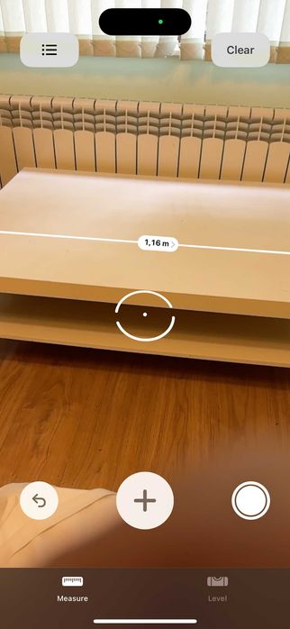 Бяла холна маса с рафт – 116 × 78 см