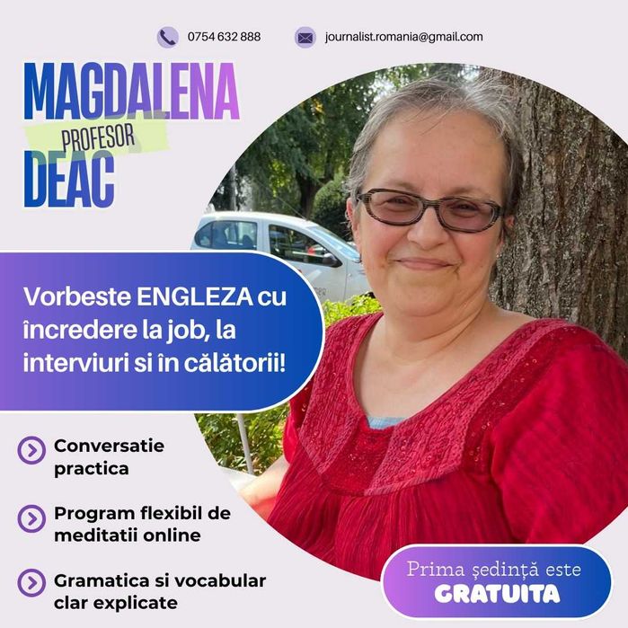 Meditatii si cursuri engleza pentru adulti