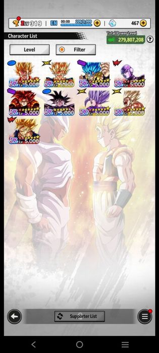 Продам аккаунт в игре  драгонболл легендс