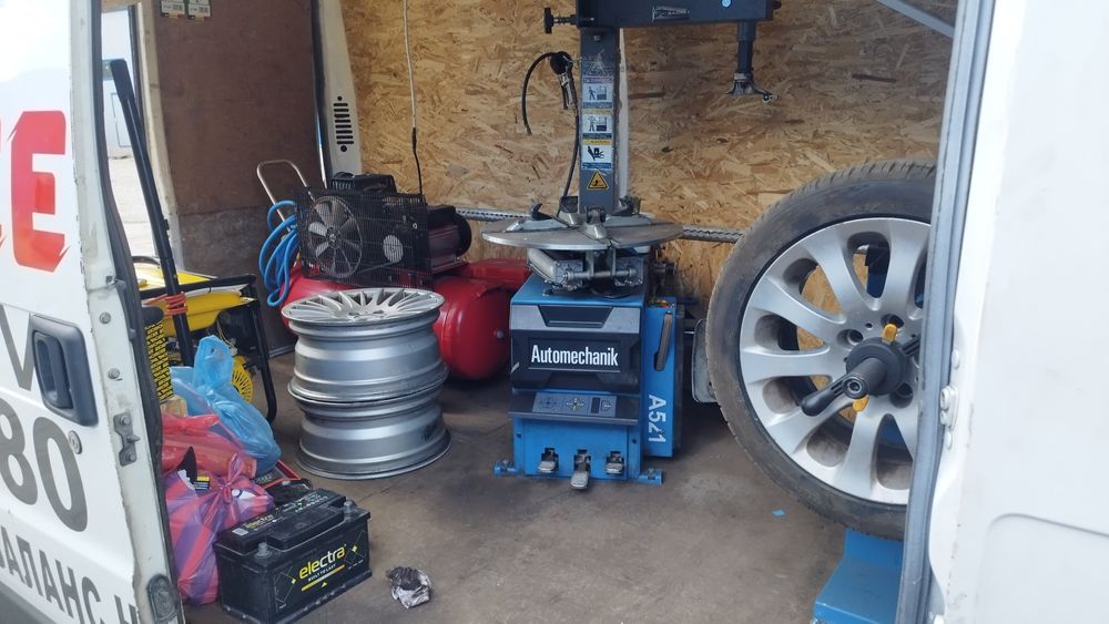 Мобилен сервиз за гуми на място