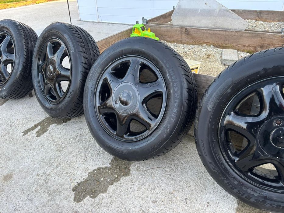 Vand jante 4x100 R15 cu anvelope vara  185/65/R15