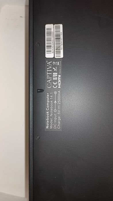 Продам ноутбук Captiva