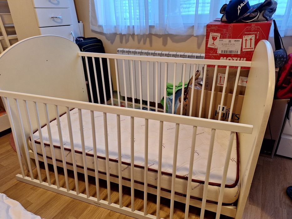 Бебешка кошара с матрак 140/70