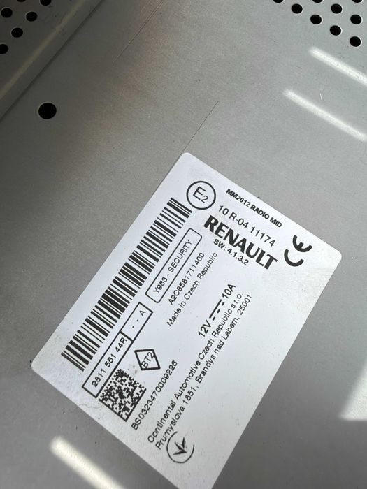 Casetofon radio USB Mp3 original Renault Master Trafic